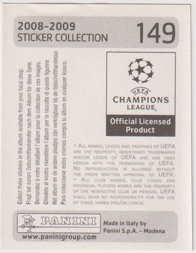 Panini Champions League 2008-09 Philipp Lahm FC Bayern München Parallel Rare – Bild 2