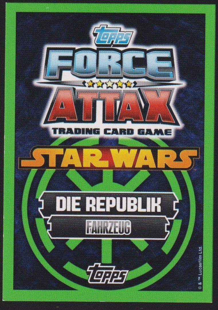Topps Star Wars 2010 Naboo-Kreuzer Republik Fahrzeug TCG Rare #52 – Bild 2