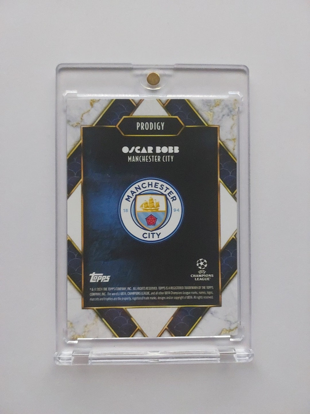 Topps Deco Serie 2024-25 Oscar Bobb Manchester City Nummeriert 22/49 Parallel – Bild 2