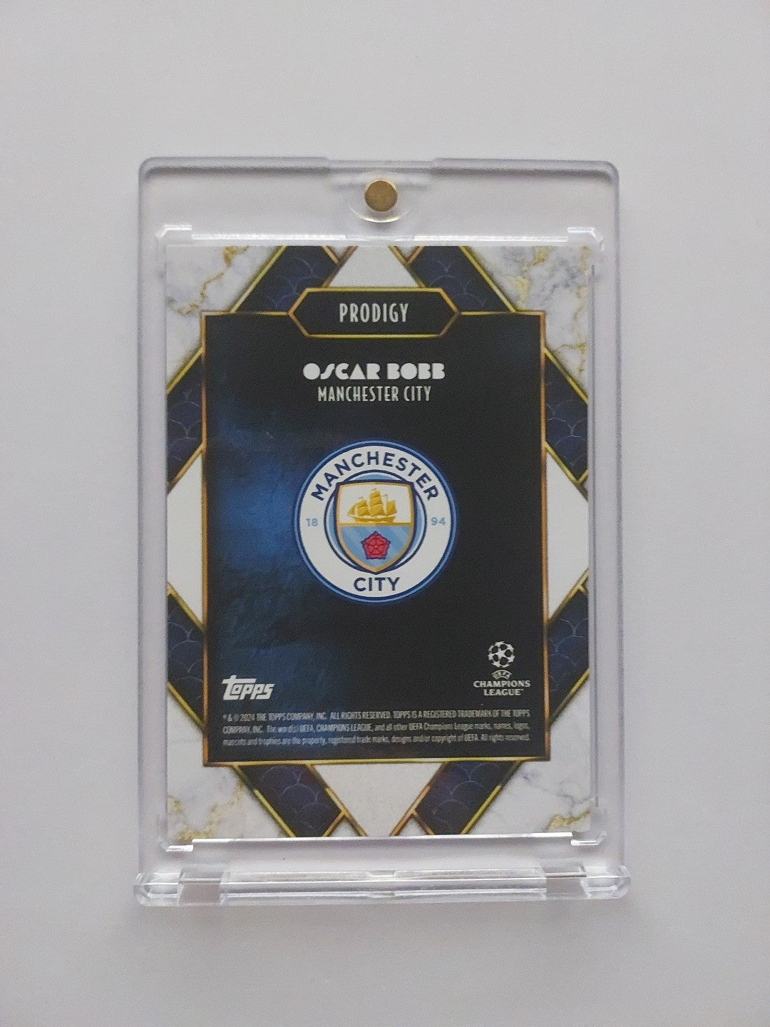 Topps Deco Serie 2024-25 Oscar Bobb Manchester City Nummeriert 22/49 Parallel – Bild 2