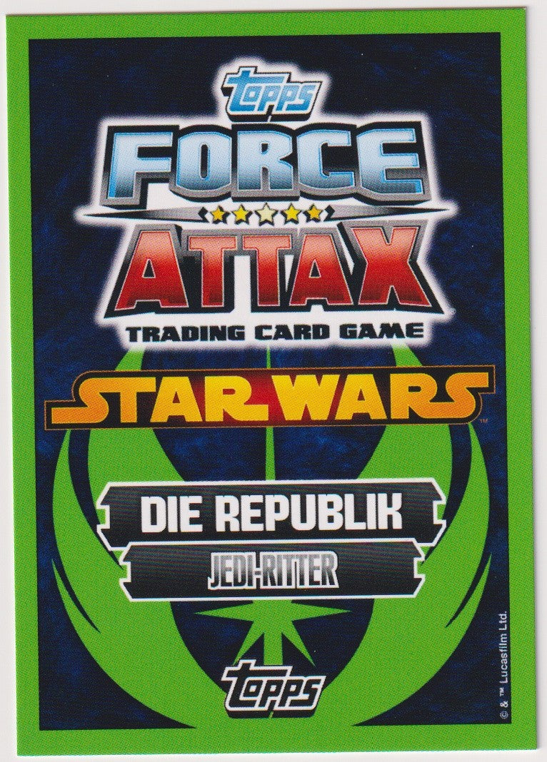 Topps Star Wars 2015 Quinlan Voss Republik Die Jedi-Ritter TCG Rare – Bild 2
