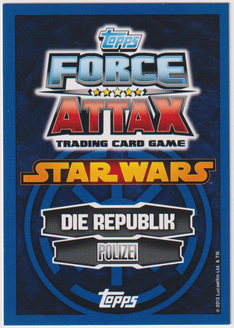 Topps Star Wars 2013 Coruscant-Unterweltpolizist Republik TCG Rare #54 – Bild 2