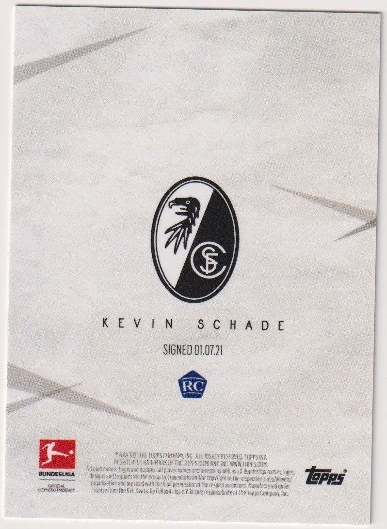 Topps Bundesliga 2020-21 Kevin Schade Rookie Freiburg Parallel Rare – Bild 2