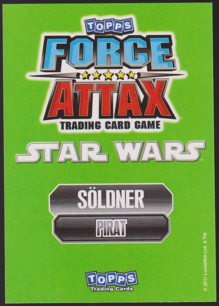 Topps Star Wars 2011 Turk Falso Pirat Söldner TCG Rare #138 – Bild 2