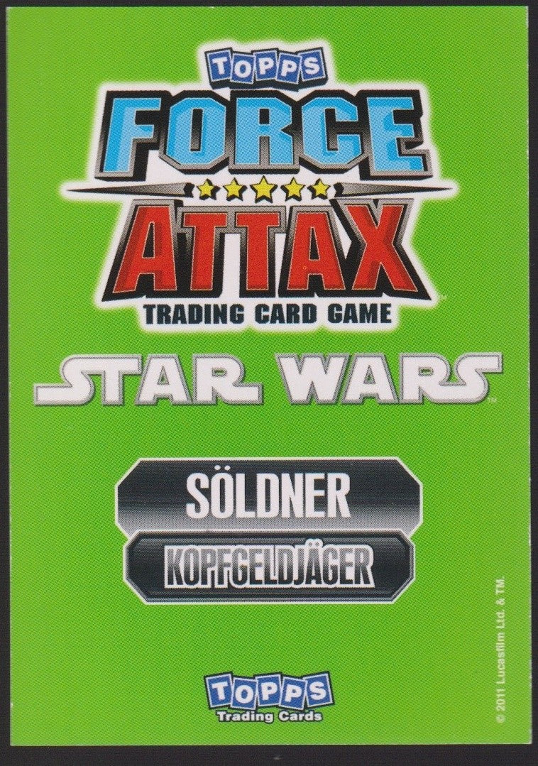 Topps Star Wars 2011 Cad Bane & Aurra Sing Kopfgeldjäger TCG Rare #224 – Bild 2