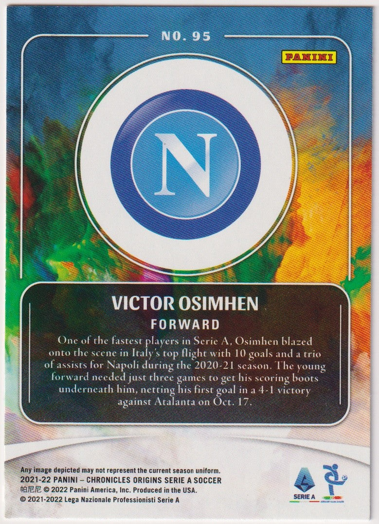 Panini Chronicles Origins 2020-21 Victor Osimhen SSC Napoli Parallel – Bild 2