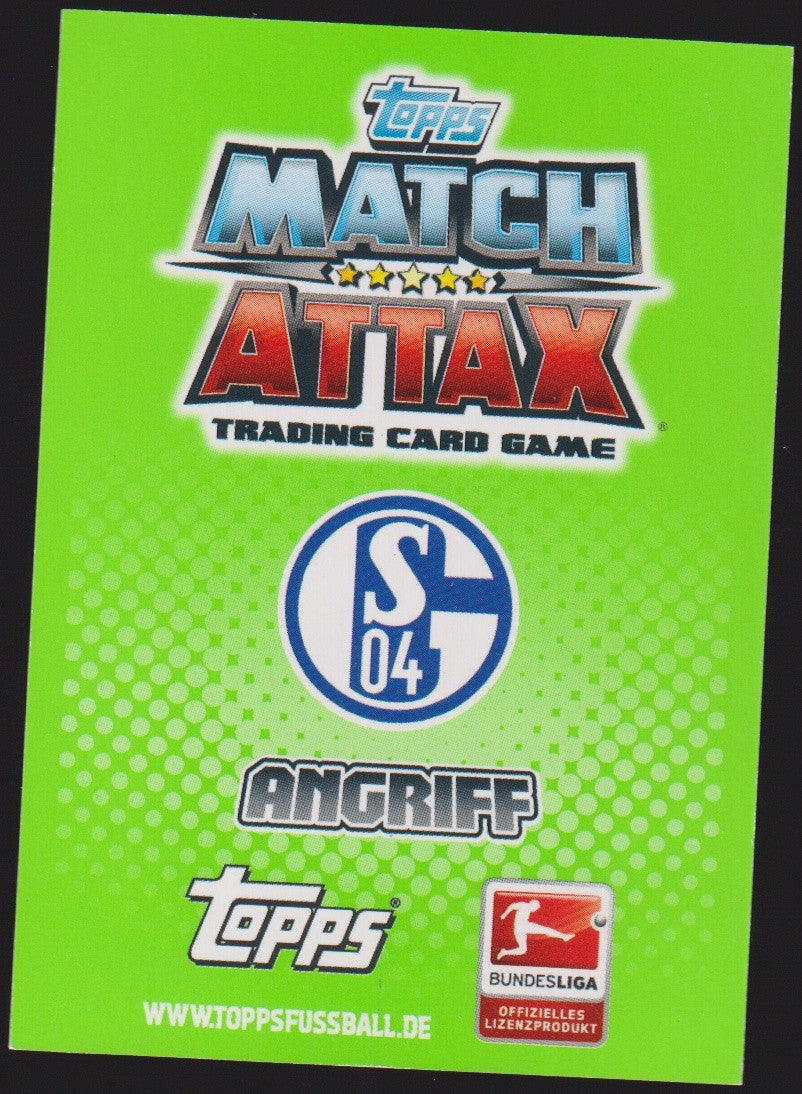 Topps Match Attax 2016-17 Raul Schalke 04 Legend Chrome Parallel Rare – Bild 2