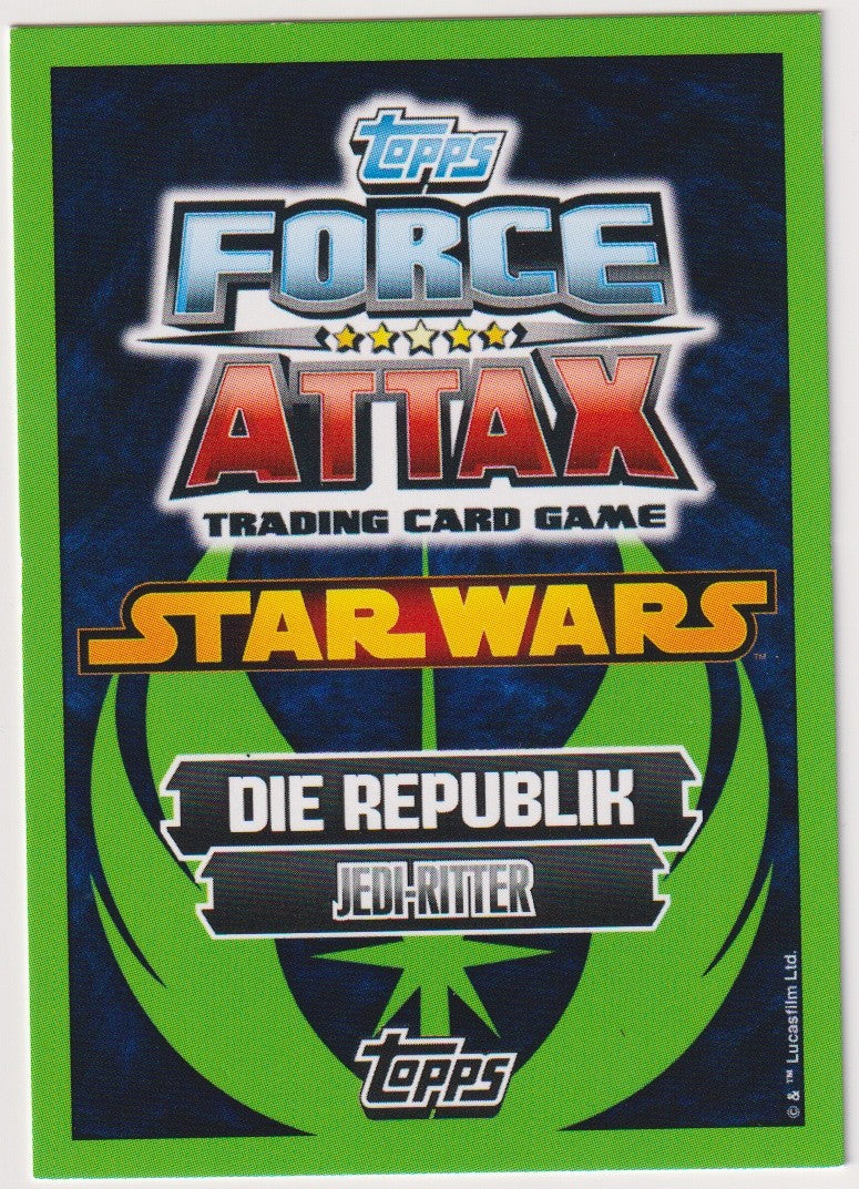 Topps 2015 Quinlan Vos Jedi-Orden Star Wars: Die Republik - Jedi-Ritter TCG Rare – Bild 2