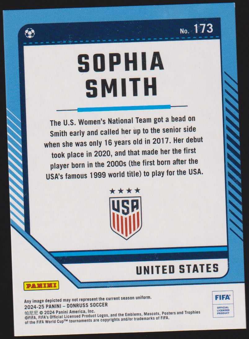 Panini 2024-25 Sophia Smith United States Women's National Team Parallel – Bild 2