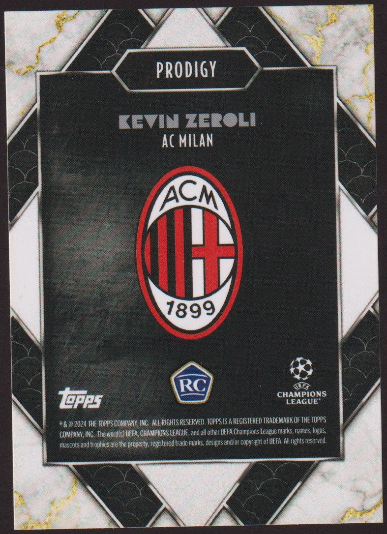 Topps Deco Kevin Zeroli Rookie AC Milan Prodigy Parallel Rare – Bild 2