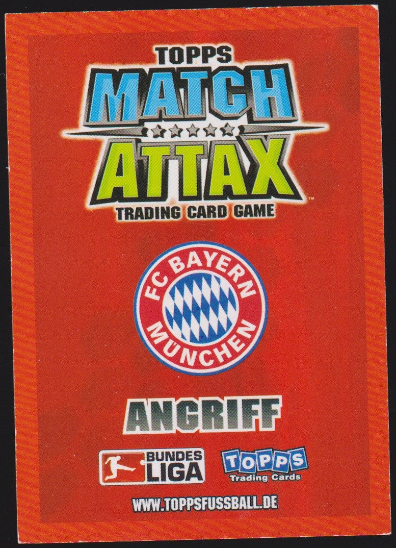 Topps Match Attax Lukas Podolski FC Bayern München Parallel Rare Nr. 19 – Bild 2