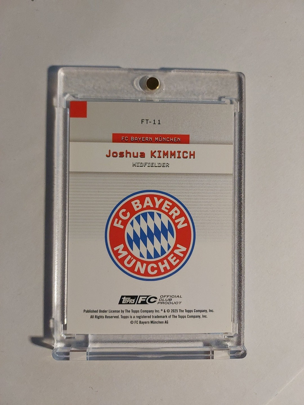Topps Bayern München2025-26 Joshua Kimmich Parallel Refractor Static Foil Rare – Bild 2