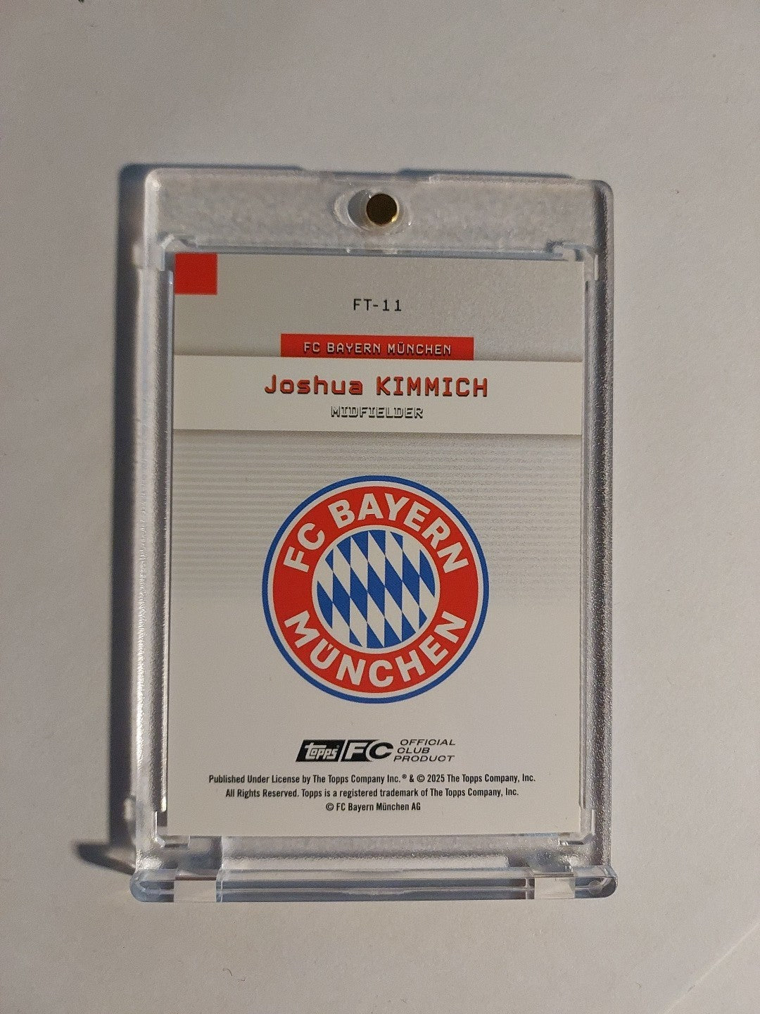 Topps Bayern München2025-26 Joshua Kimmich Parallel Refractor Static Foil Rare – Bild 2