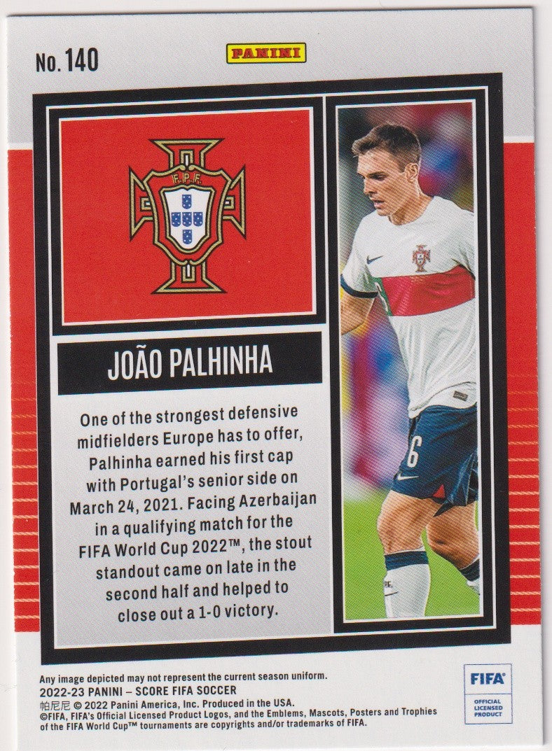 Panini Score 2022-23 João Palhinha Portugal FIFA Parallel Rare 140 – Bild 2