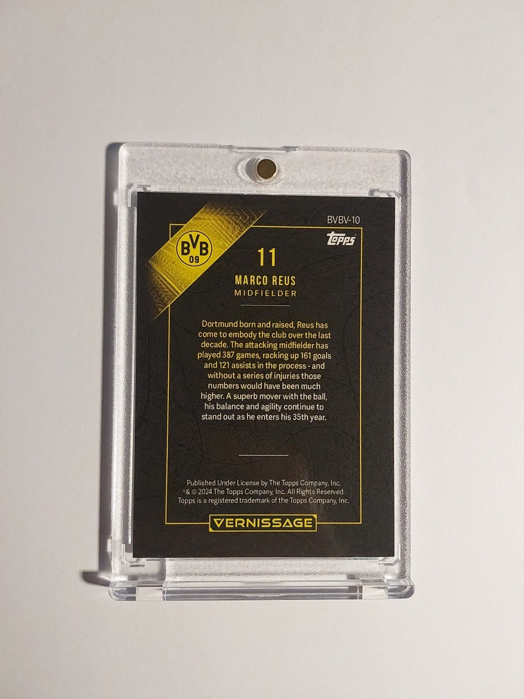 Topps Vernissage 2023-24 Marco Reus Dortmund Parallel Insert Ultra Rare Hit – Bild 2