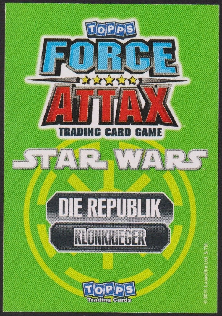 Topps Star Wars 2011 Commander Cody Republik Klonkrieger TCG Rare #204 – Bild 2
