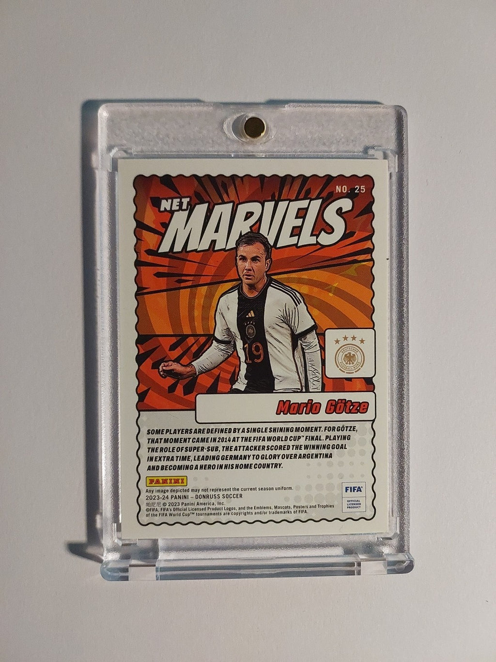 Panini Donruss 2023-24 Mario Götze Deutschland Parallel Insert Ultra Rare Hit – Bild 2