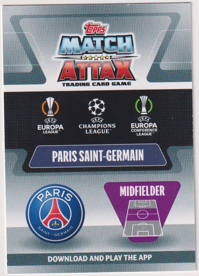 Topps Match Attax Trading Card Game ÁNGEL Di MARÍA Paris Saint-Germain UEFA – Bild 2