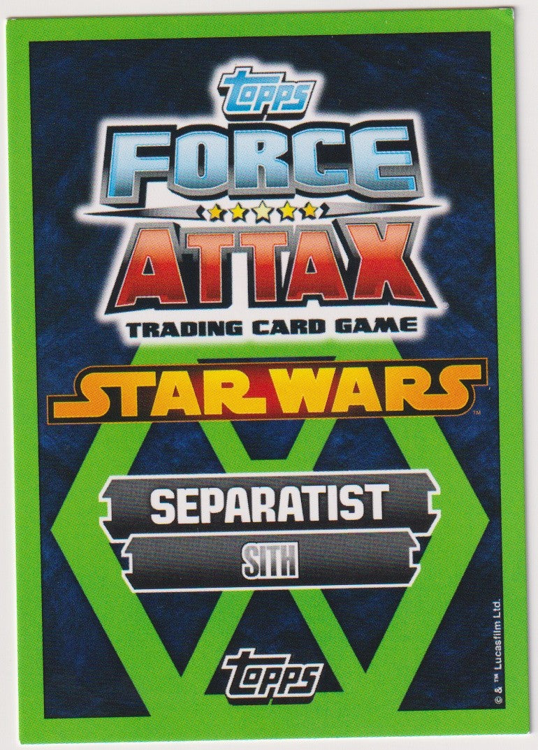 Topps Star Wars 2004 Darth Sidious Sith Separatisten TCG Rare #147 – Bild 2