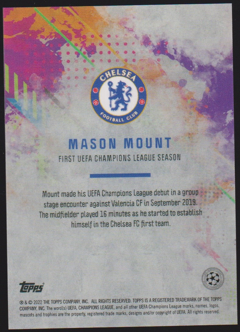 Topps First UEFA Champions League Season 2019-20 Mason Mount Chelsea FC Parallel – Bild 2