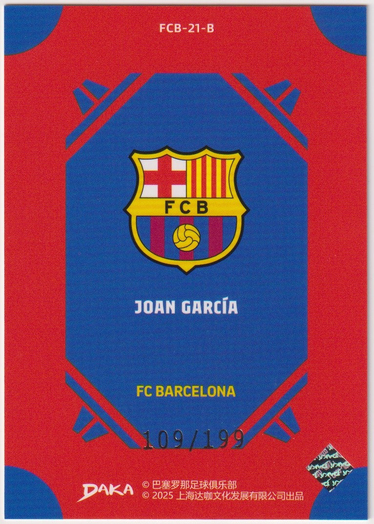 Daka FCB-21-B 2024-25 Joan Garcia FC Barcelona Parallel 109/199 Refractor – Bild 2