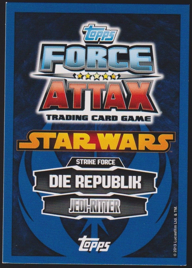 Topps Star Wars 2013 Mace Windu Jedi Republik Full Art TCG Rare #174 – Bild 2