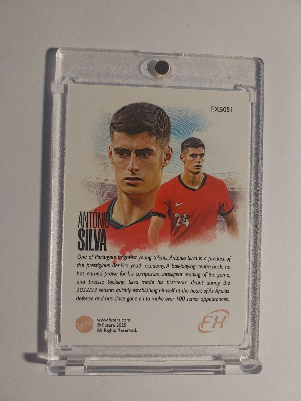 Futera Unique 2024-25 Antonio Silva Portugal Benfica Parallel Ultra Rare Hit – Bild 2