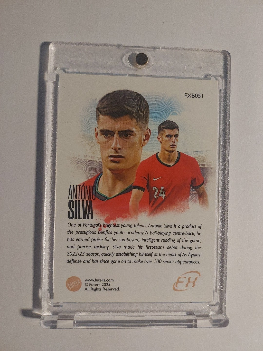 Futera Unique 2024-25 Antonio Silva Portugal Benfica Parallel Ultra Rare Hit – Bild 2
