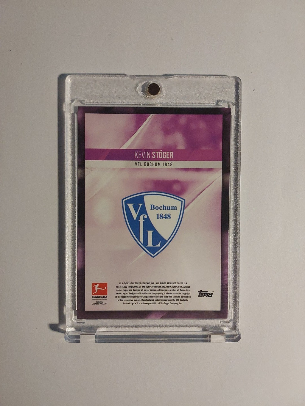 Topps Bundesliga 2023-24 Kevin Stöger Vfl Bochum Parallel 20/99 Refractor Rare – Bild 2