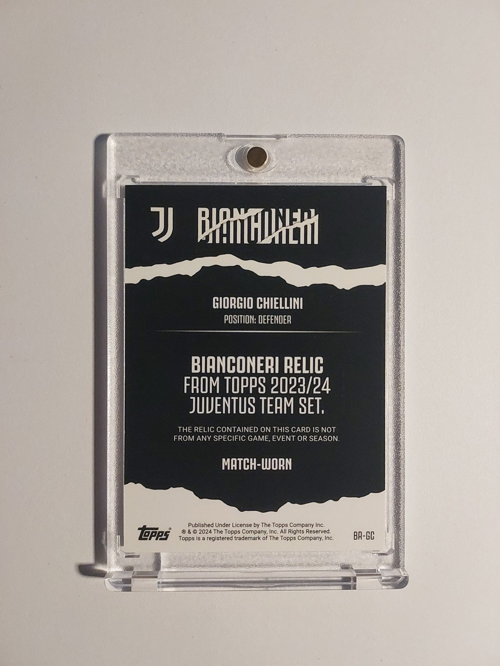Topps Juventus Turin 2023-24 Giorgio Chiellini Patch Relic Parallel 39/99 Rare – Bild 2