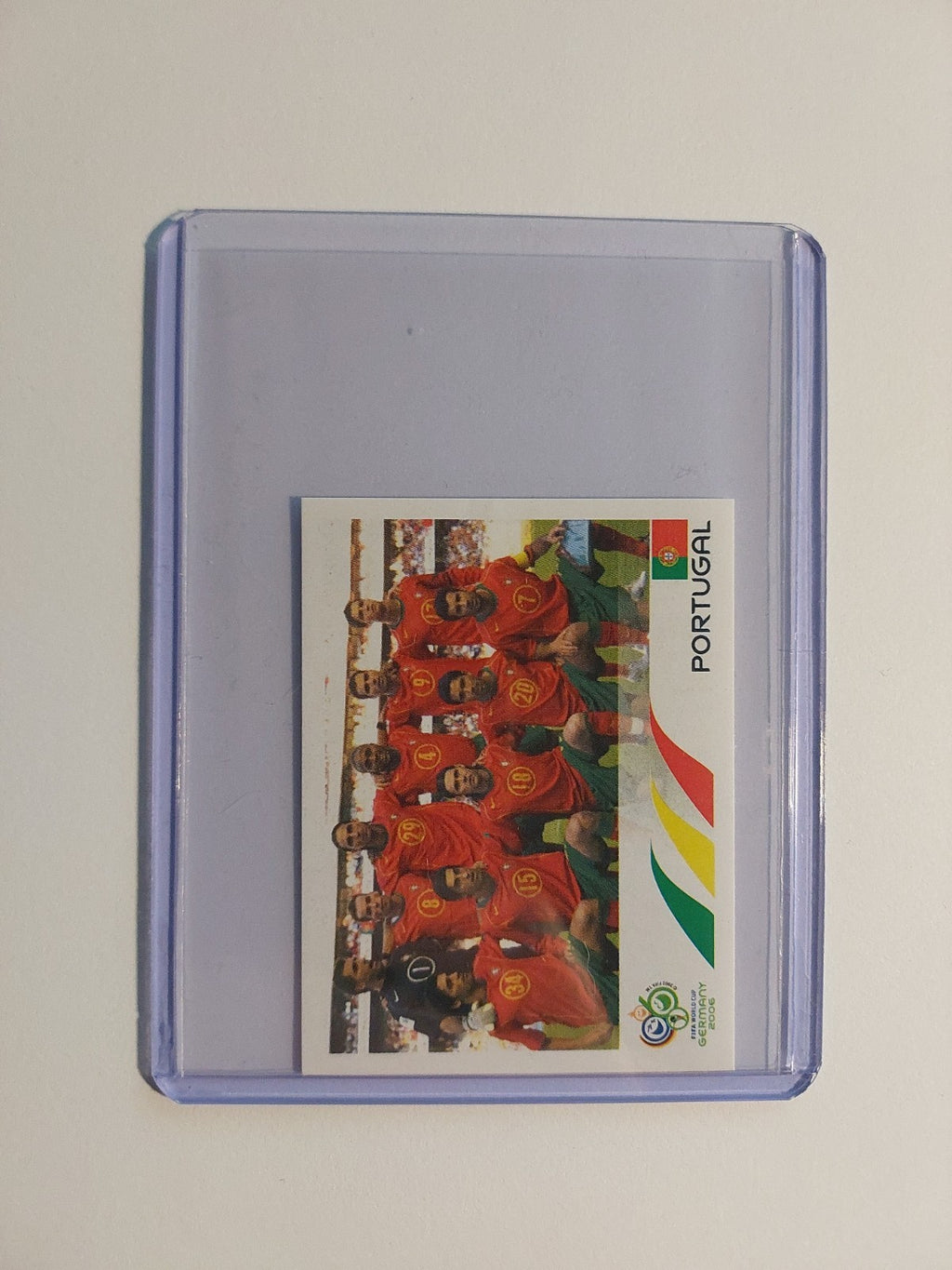 Panini World Cup 2006 Portugal Cristiano Ronaldo, Deco, Figo Parallel Legend Hit – Bild 2