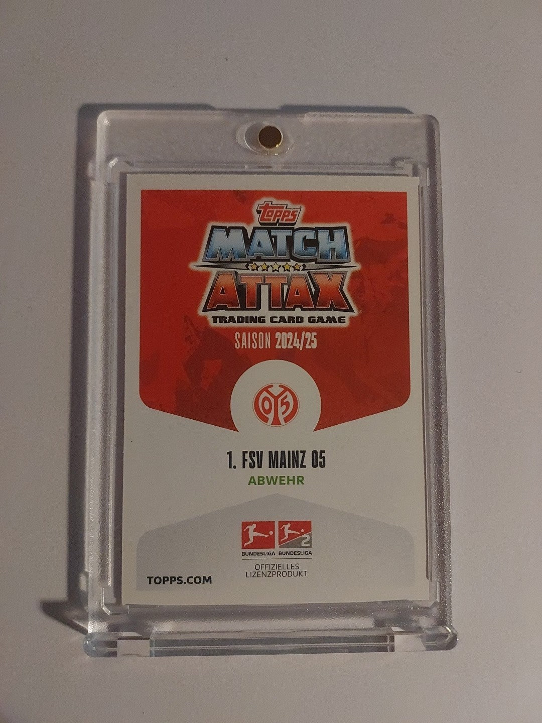 Topps Bundesliga 2024-25 Anthony Caci FSV Mainz 05 (On Card Auto) – Bild 2