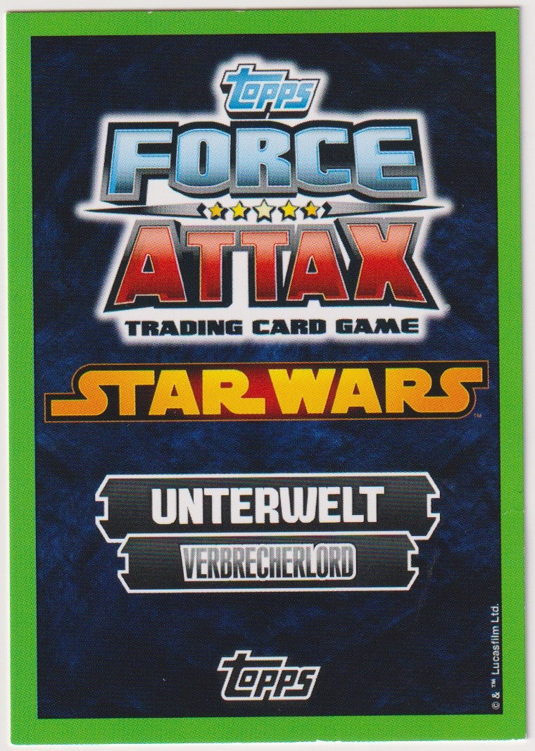 Topps Star Wars 2010 Jabba Hutt Unterwelt TCG Rare #98 – Bild 2