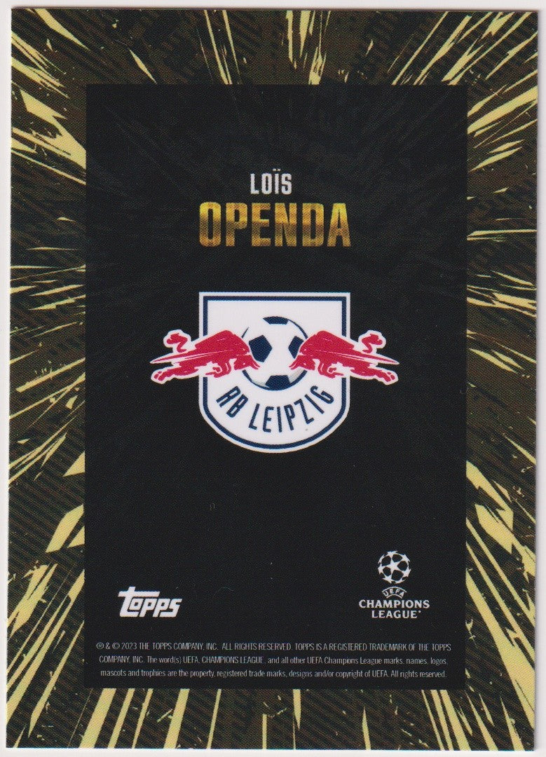 Topps X WHIP Loïs Openda RB Leipzig UEFA Champions League Parallel Rare – Bild 2