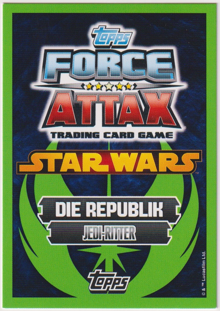 Topps Star Wars 2015 Eeth Koth Republik Jedi-Ritter TCG Rare – Bild 2