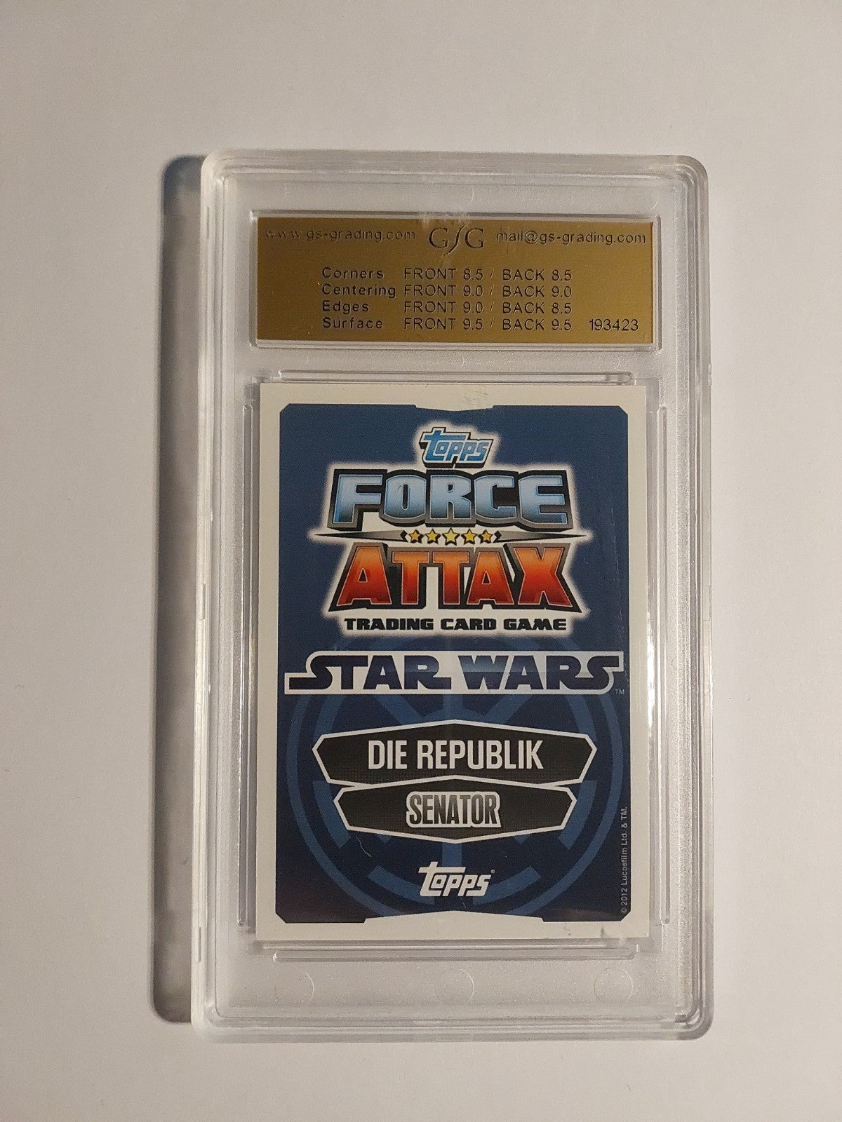 Topps Star Wars 2010 Padme Amidala Republik GSG 8.5 PSA Ultra Rare Movie Version – Bild 2