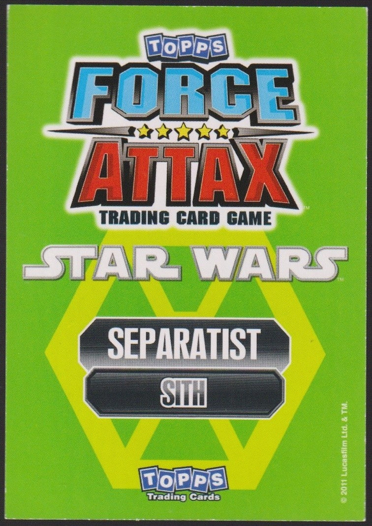 Topps Star Wars 2011 General Grievous Sith Separatisten TCG Rare #210 – Bild 2
