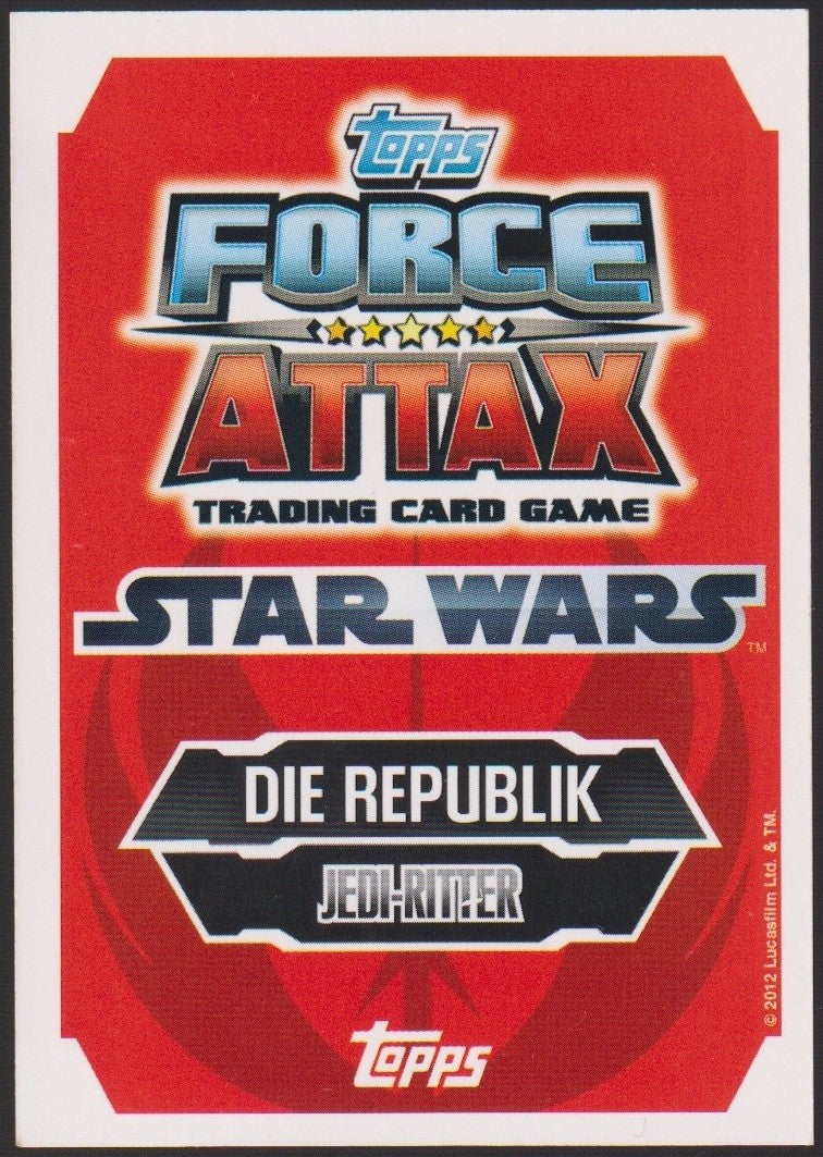 Topps Star Wars 2012 Anakin Skywalker Republik Jedi TCG Ultra Rare #193 – Bild 2