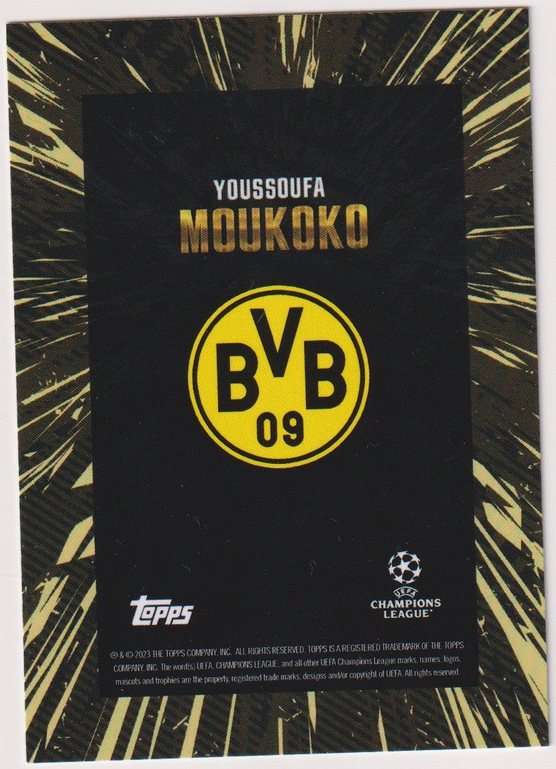 Topps x Whip Youssoufa Moukoko Borussia Dortmund Champions League – Bild 2
