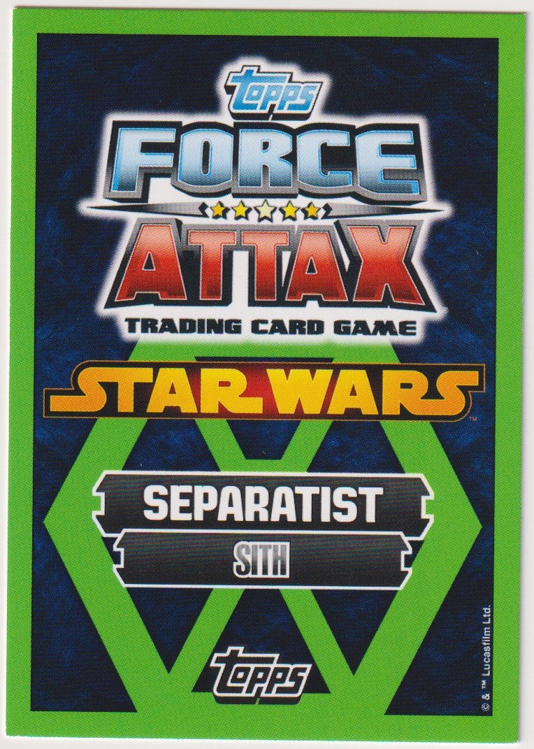 Topps 2015 Count Dooku Star Wars Sith Separatisten TCG Rare – Bild 2