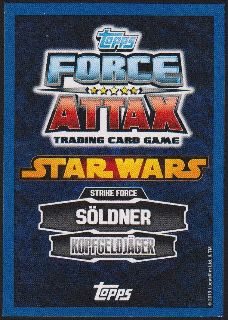 Topps Star Wars 2013 Sinrich Kopfgeldjäger Söldner (Full Art) TCG Rare #189 – Bild 2