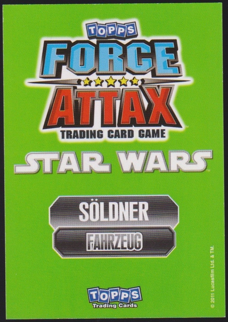 Topps Star Wars 2011 Rapier Eins Fahrzeug Söldner TCG Rare #48 – Bild 2
