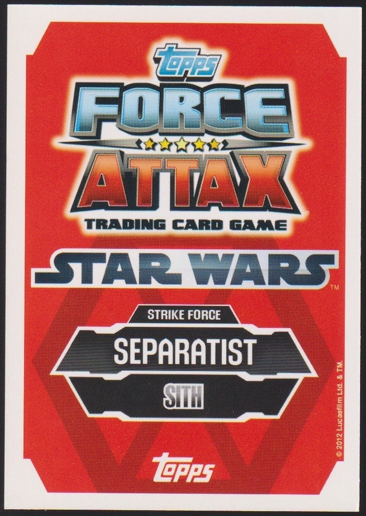 Topps Star Wars 2012 General Griveous Sith Separatisten Full Art TCG Rare #181 – Bild 2