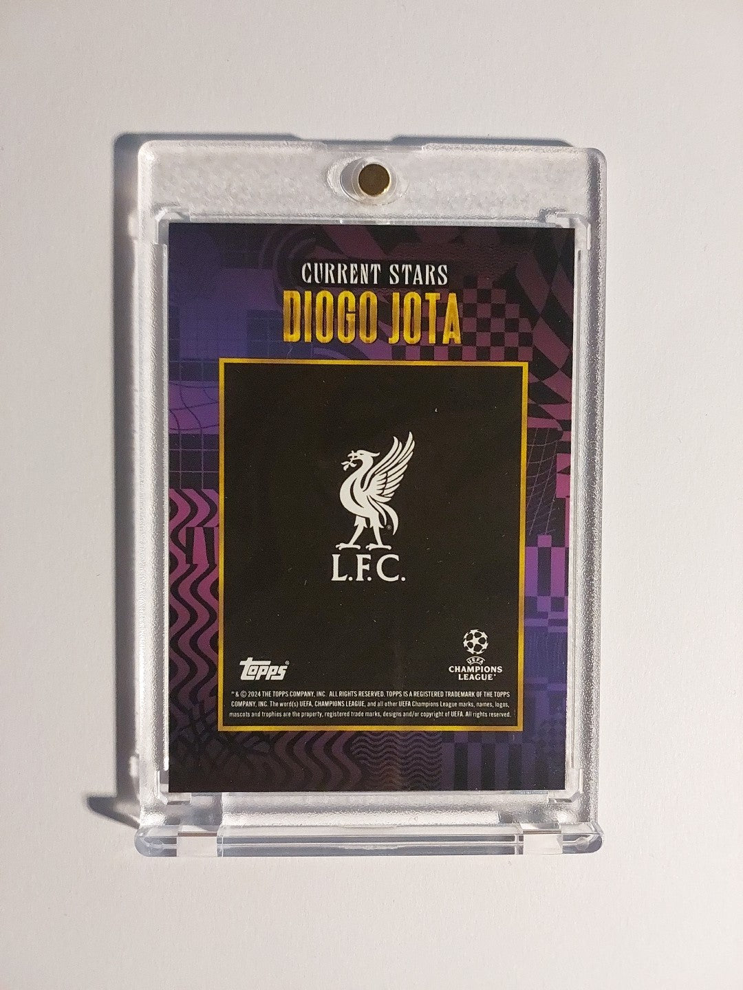Topps Gold 2024-25 Diogo Jota Liverpool Portugal Parallel Ultra Rare Hit – Bild 2