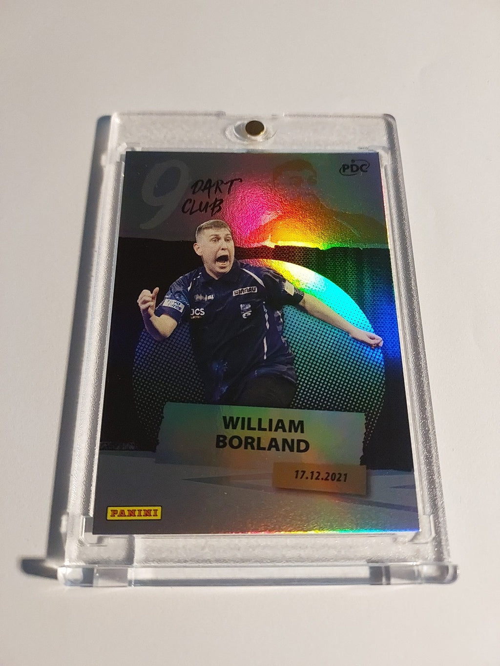 Panini PDC World Championship 2026 William Borland Dart Parallel Refractor Rare – Bild 2