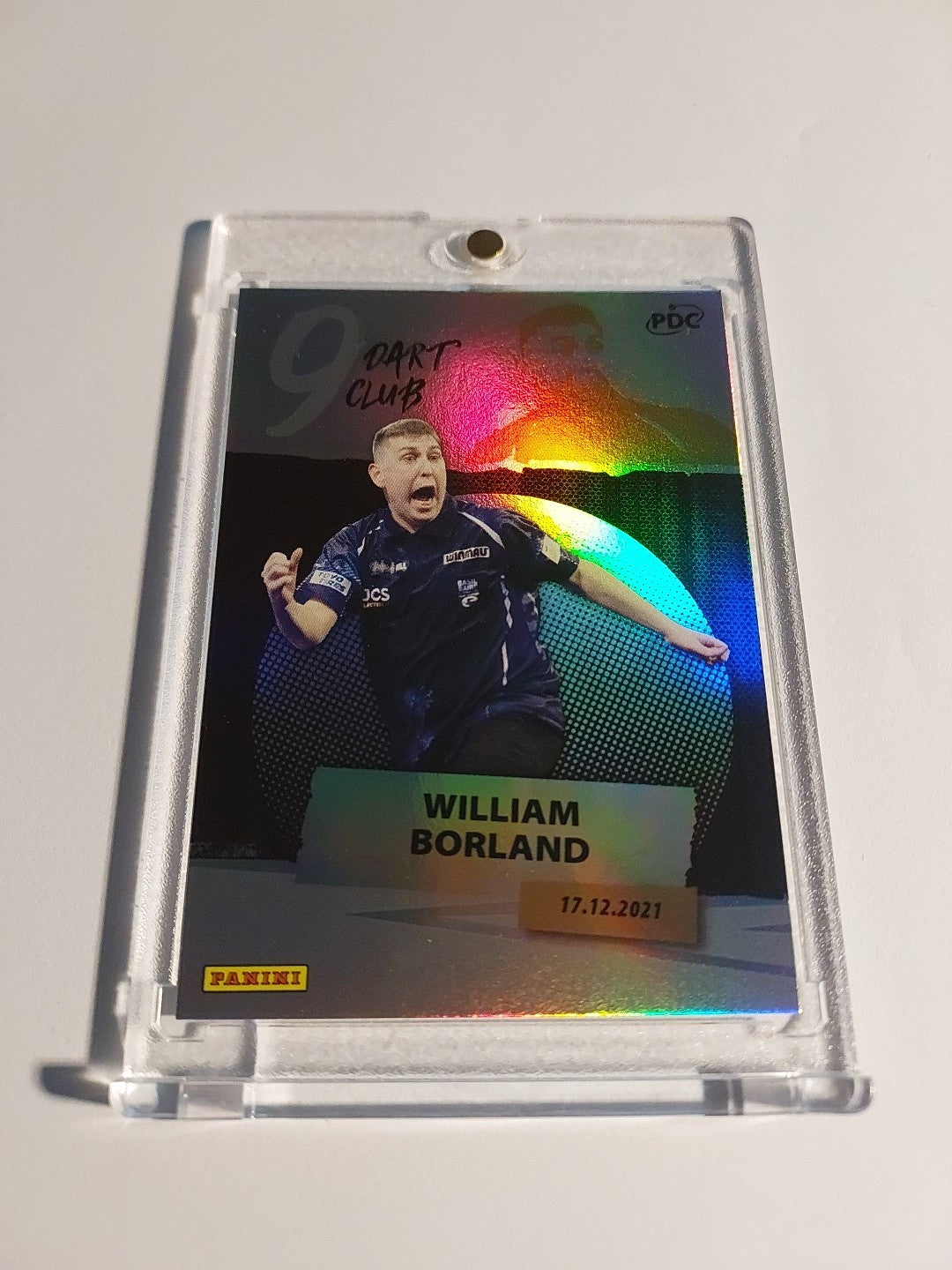 Panini PDC World Championship 2026 William Borland Dart Parallel Refractor Rare – Bild 2