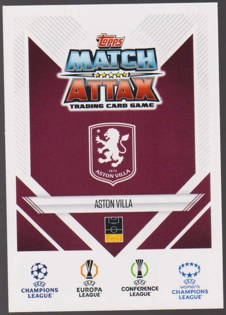 Topps Match Attax Ezri Konsa Aston Villa Parallel Rare #1 – Bild 2