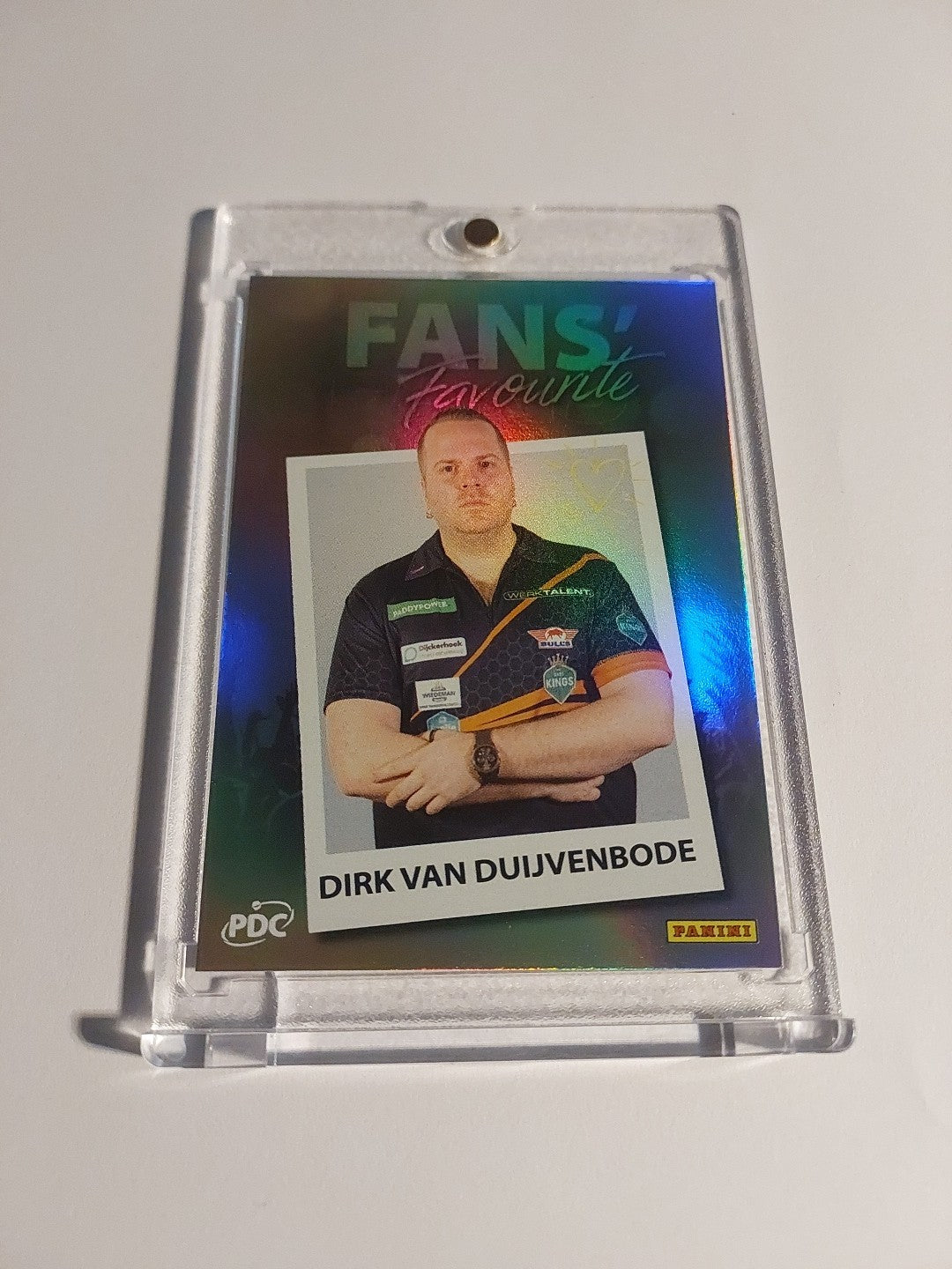 Panini PDC World Championship 2026 Dirk Van Duijvenbode Parallel Refractor Rare – Bild 2
