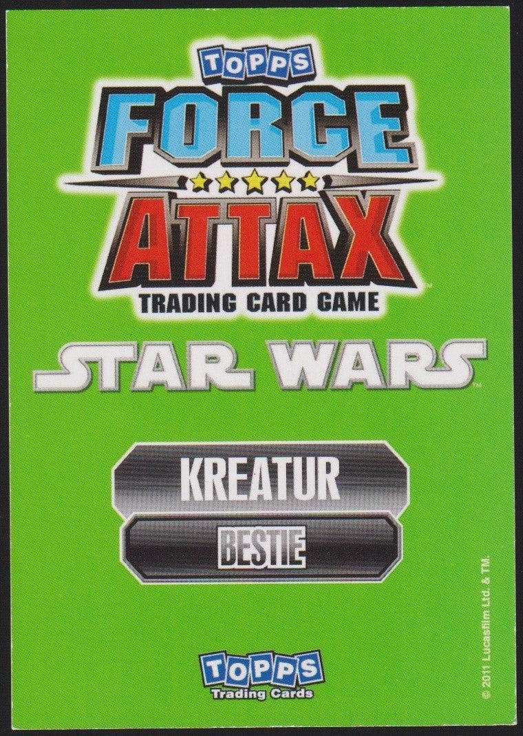 Topps Star Wars 2011 NACHRICHTEN-SCHMETTERLING Bestie / Monster TCG Rare #157 – Bild 2