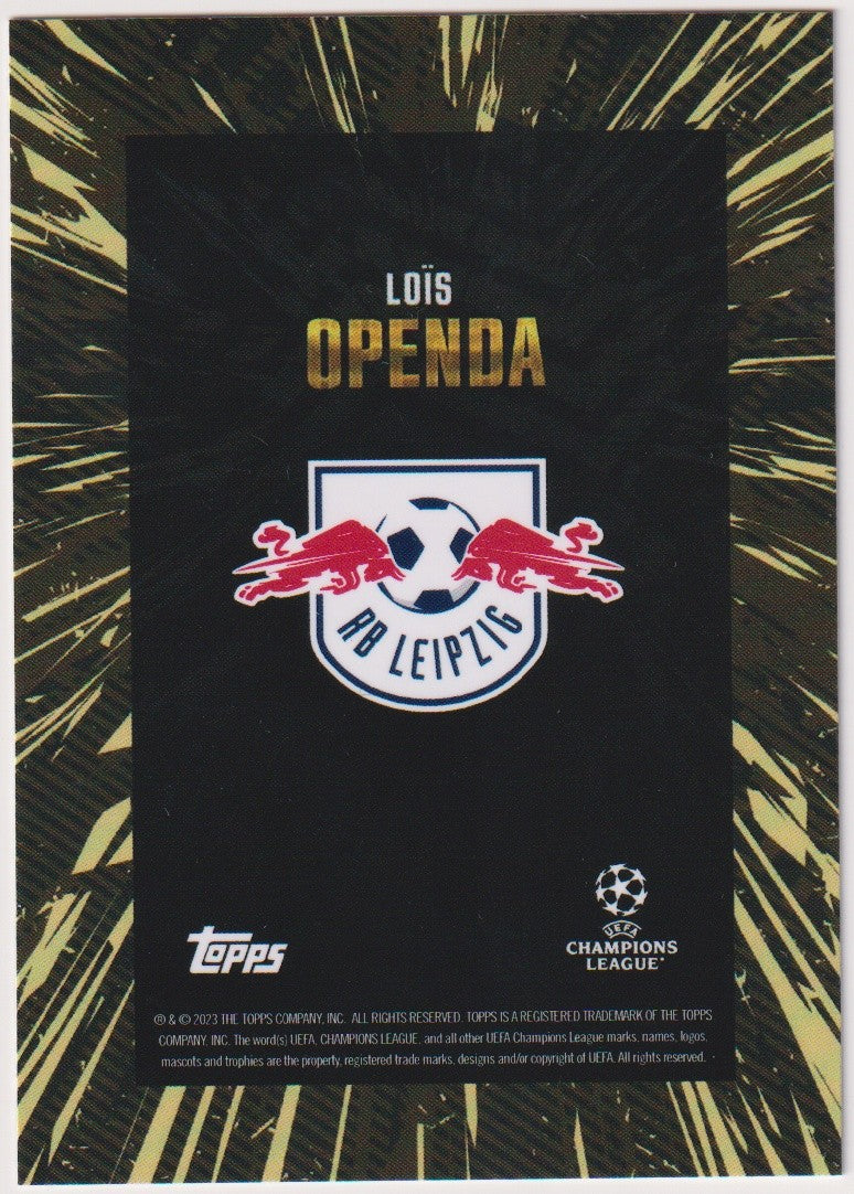 Topps X WHIP 2022-23 Loïs Openda RB Leipzig Parallel 7/7 Rare – Bild 2